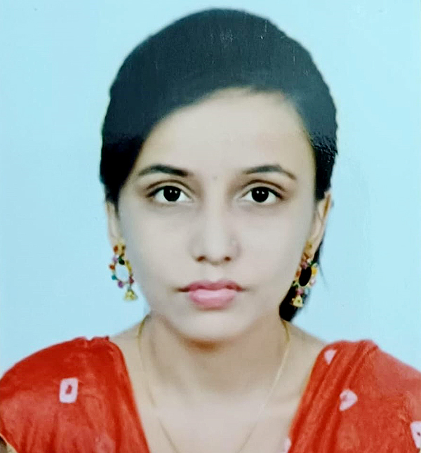MISS. TEJAL JITENDRA CHAUDHARI